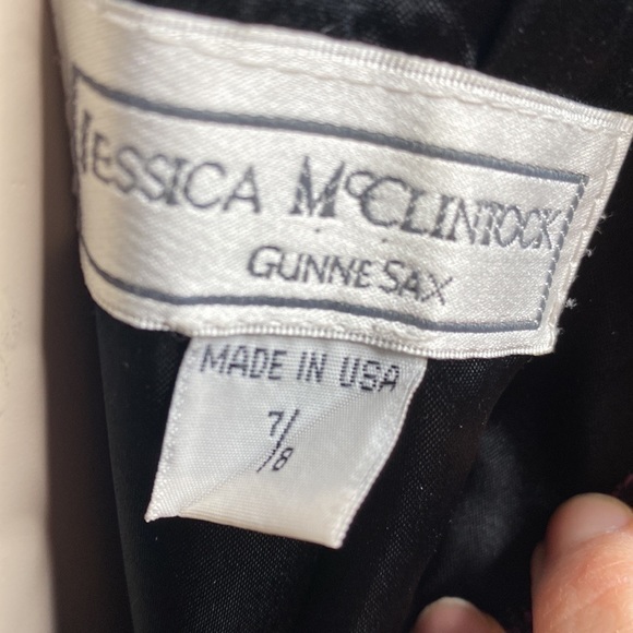 Vintage Gunne Sax Amethyst corset prom evening gown dress - Picture 9 of 9